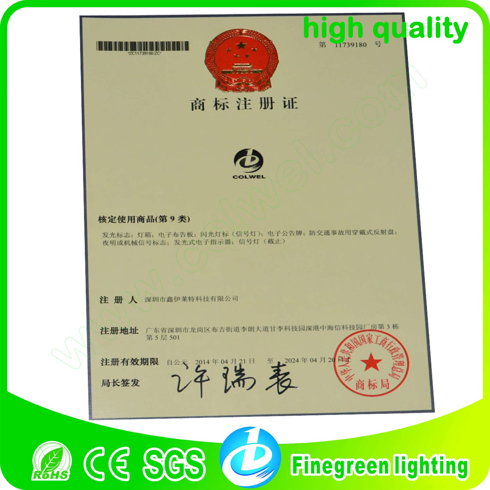 企業品牌商標