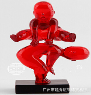 童趣三（紅色，現代中式）