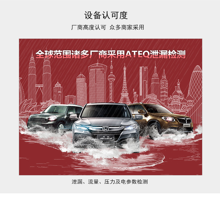 ATEQ-設備認可度，汽車