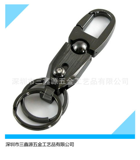 創意金屬鑰匙扣，可定制logo